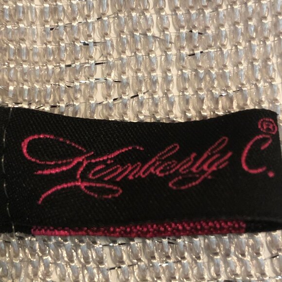 ✨ Kimberly C. Silver Metallic Fringe Scarf/Shawl - Picture 11 of 14